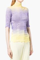 Polyster Ombre Mockneck Top