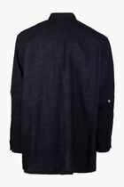 90SLOGO LINEN BUTT OVERSHIRT SALONE BLA