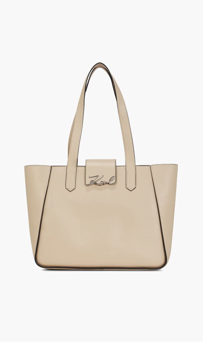 K/Signature Medium Tote Bag