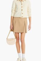 LOGO BUTTON WOOL CARDIGAN