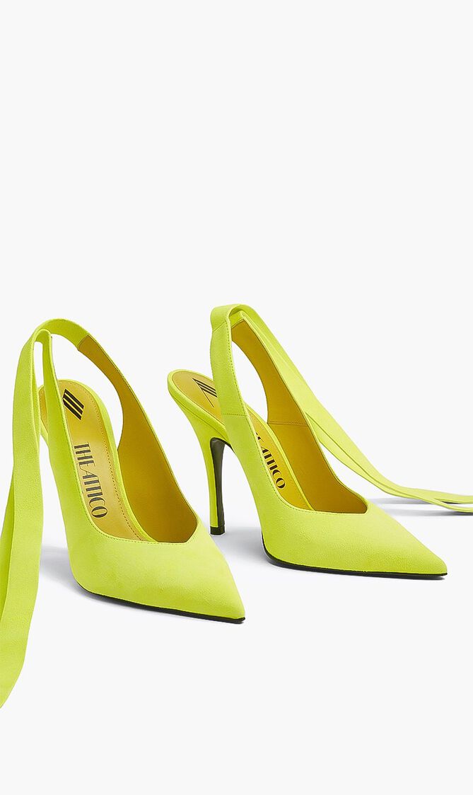 Ribbon Slingback Heels