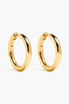 Classic Tunnel Medium Hoop Earrings