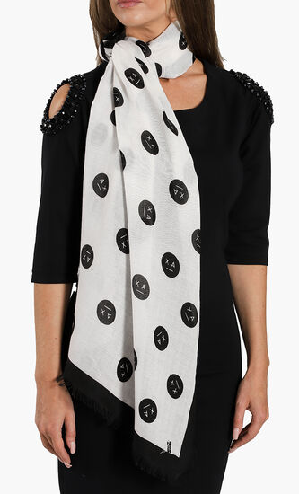 Logo Printed Scarf