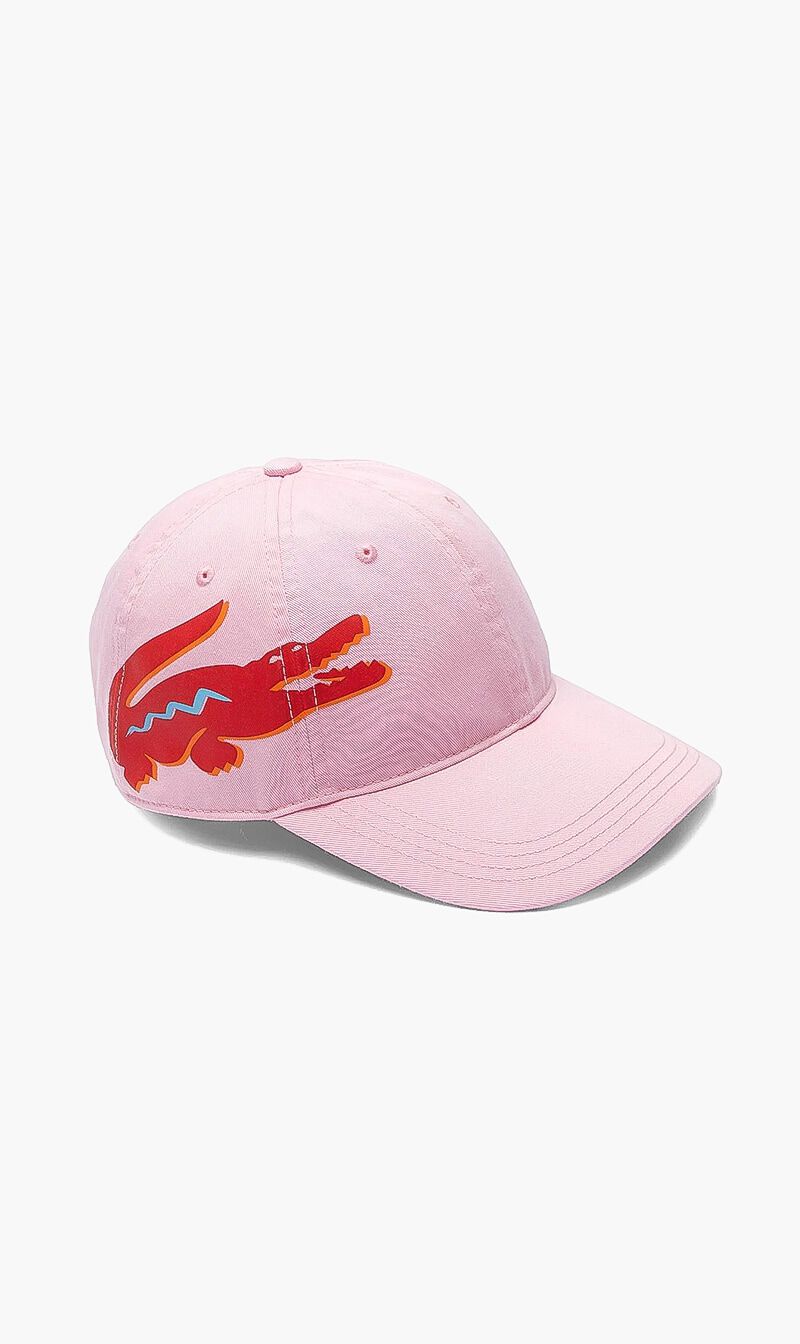 Lacoste big croc gabardine cap outlet