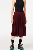Elasticised Waist Flowing Pleated Skirt