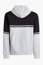 CUT AND SEW COLOUR BOCK HOODY FLAT PRINT