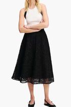 ORCHID EMBROIDERY SKIRT