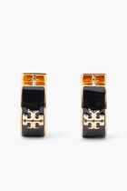 KIRA ENAMEL HUGGIE HOOP EARRING