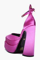 Platform Sandals Aevitas Mary Jane Pointed 160 Satin Crys