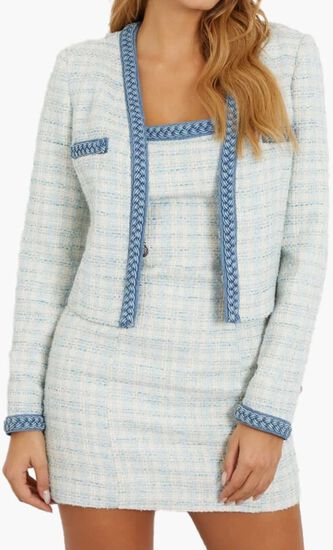 TOSCA BRAID BOUCLE JACKET