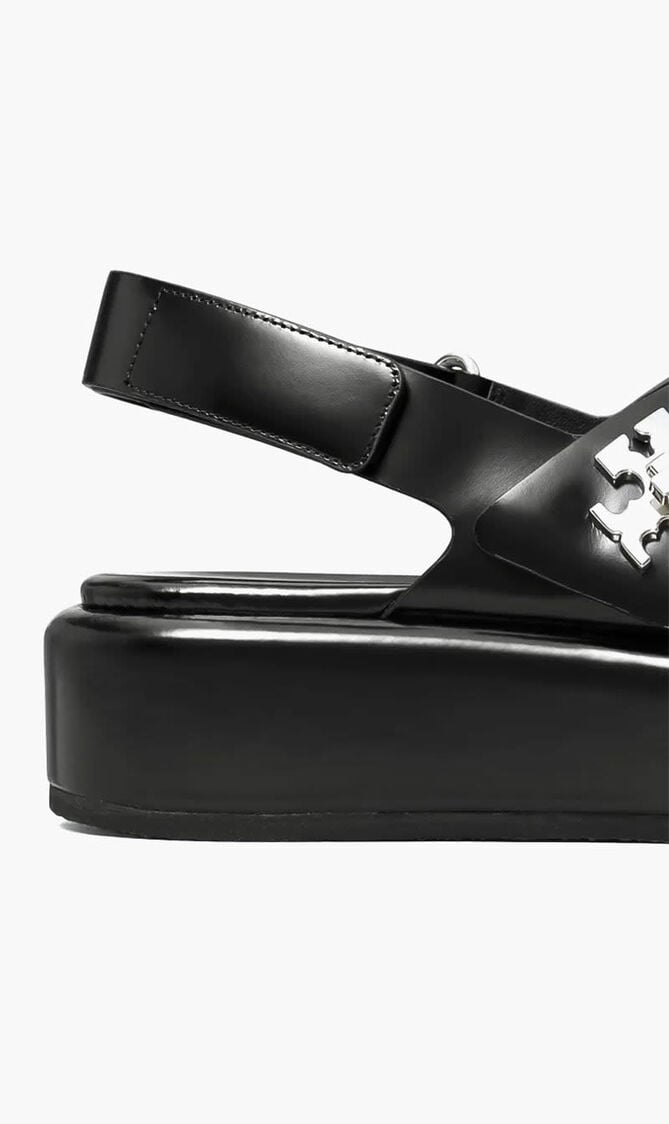 T Lock Platform Sandals