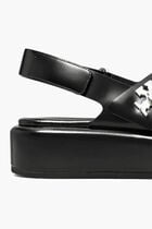 T Lock Platform Sandals