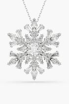 SJC IDYLLIA E PEND BROOCH WHITE/RHS