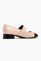 Cap-toe Mary Jane Heeled Ballet