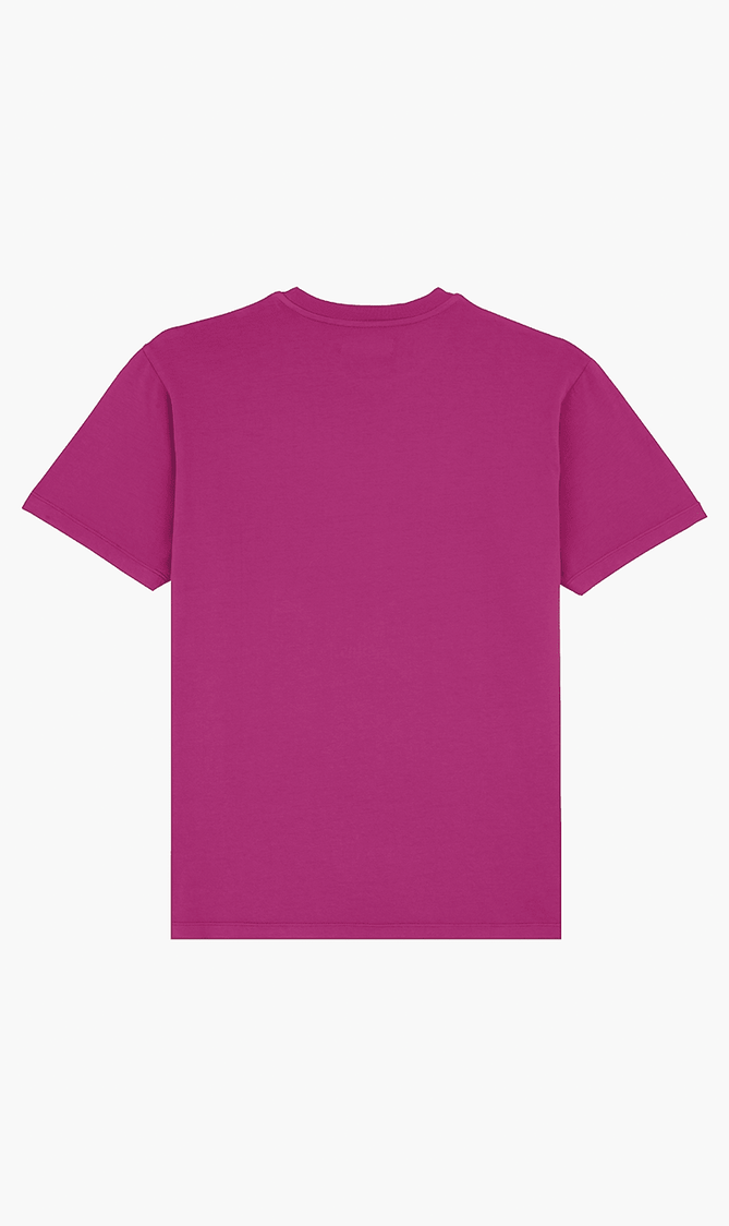 Printed Turtle Logo Cotton T Shirt