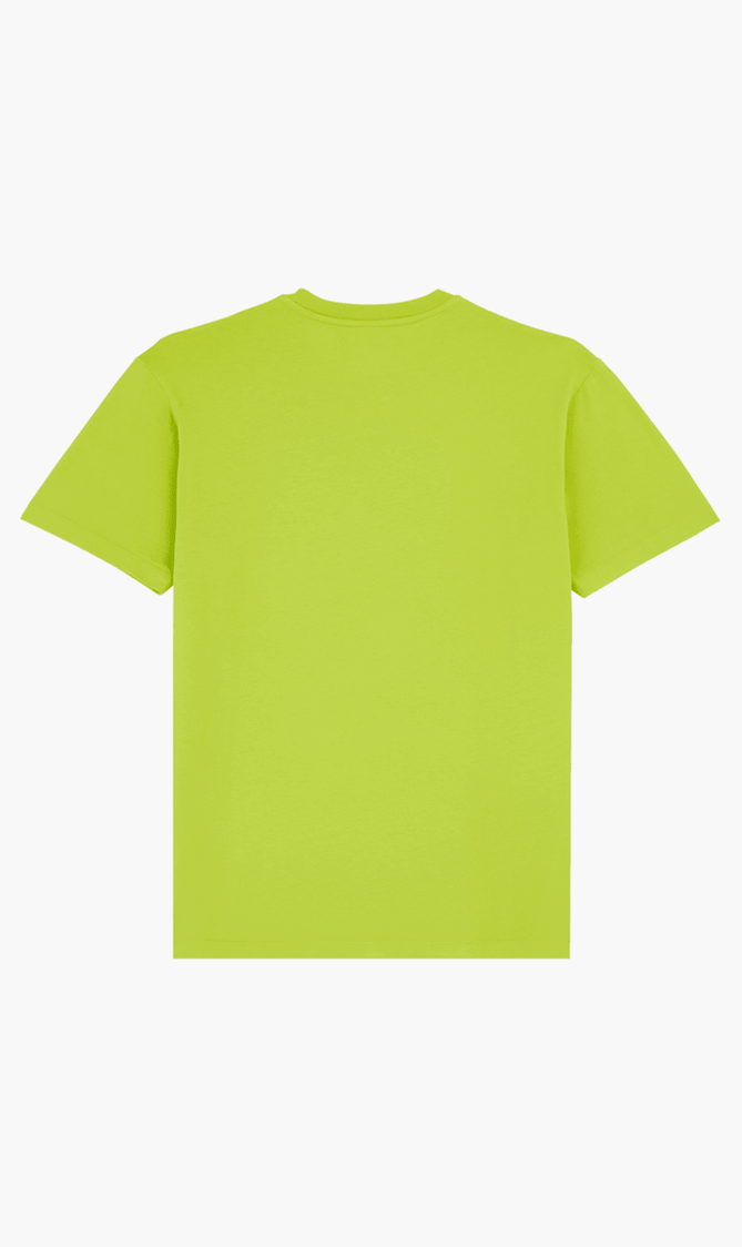 Printed Turtle Logo Cotton T Shirt