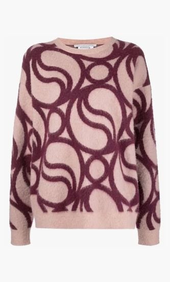 Story Geometric Pattern Sweater