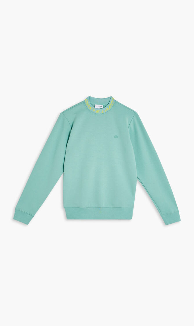 Double Sided Logo Collar Sweatshirt
