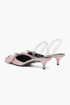 Alia 45 Slingback Satin Pumps