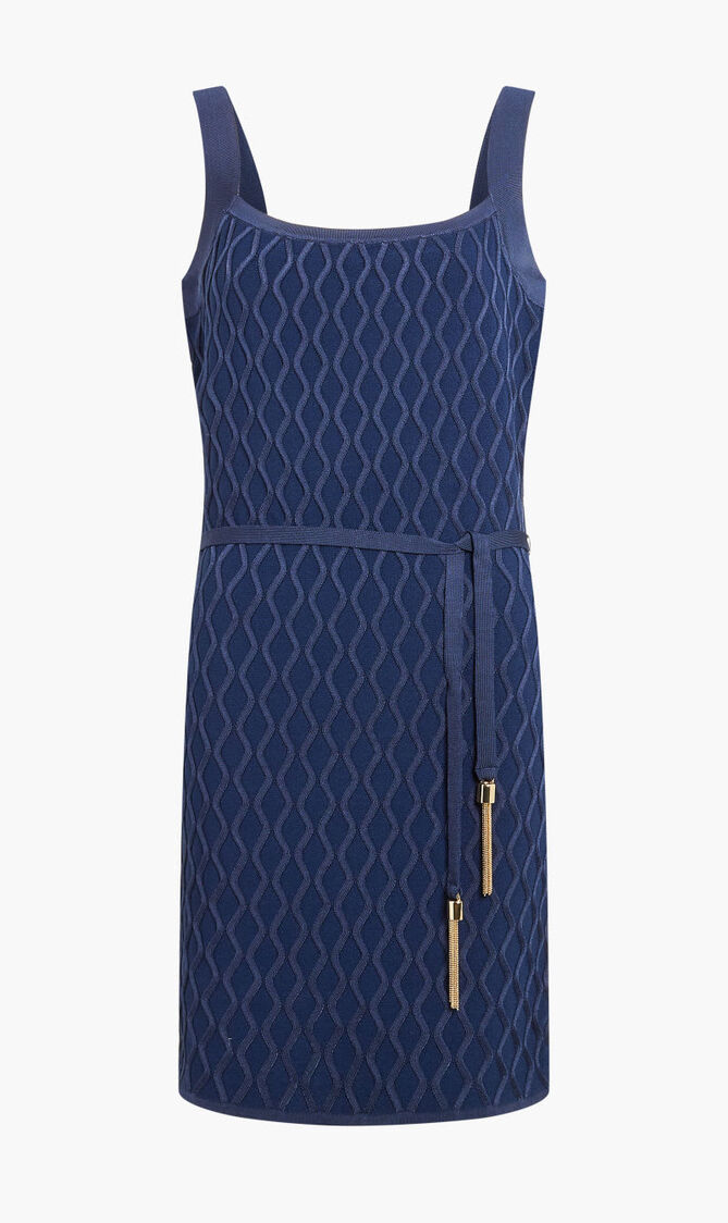 Sleeveless Wavy Rib Genna Mirage Dress