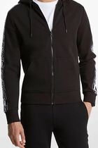Logo Tape Cotton Blend Hoodie