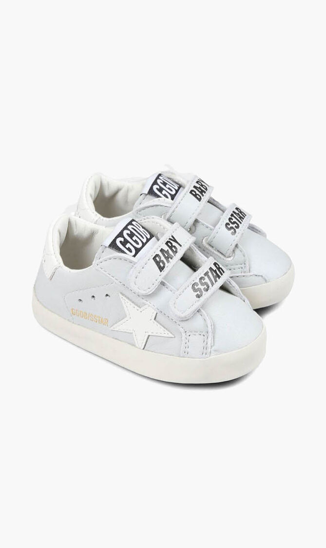 BABY SCHOOL NAPPA UPPER LEATHER STAR AND HEEL