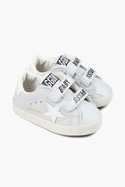 BABY SCHOOL NAPPA UPPER LEATHER STAR AND HEEL