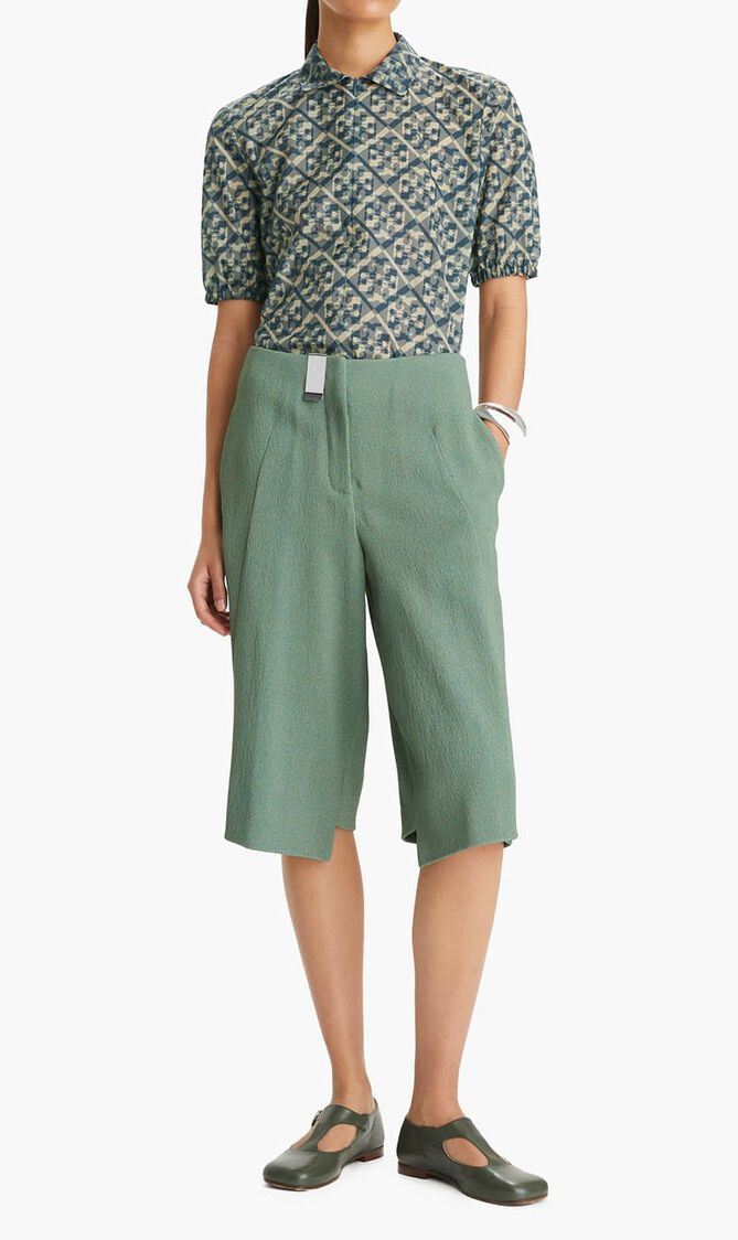 PRISMATIC T MONOGRAM NYLON ZIP POLO