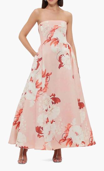 Nora Bustier Maxi Dress