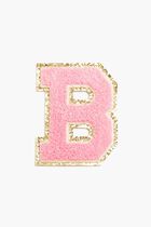 Chenille Sparkle Letter 'B' patch