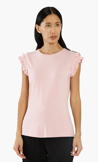 Linea Frill Sleeves Top