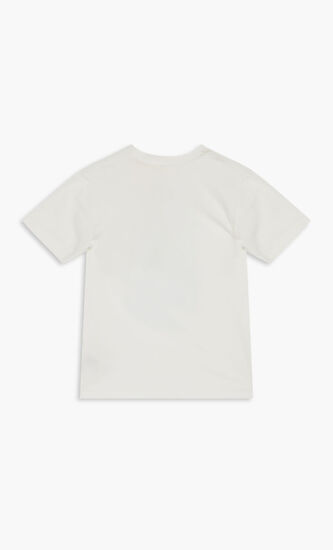 MONSTERLISA TEE S/S WHITE BLUE