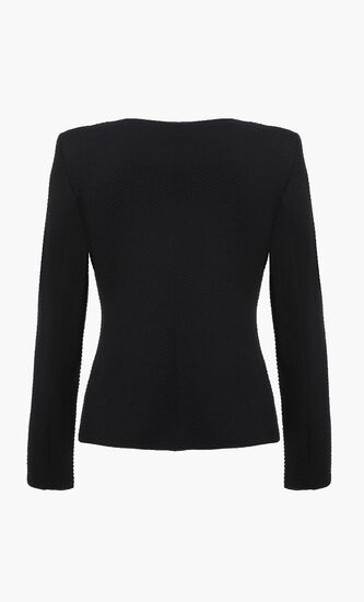 Textured Modern Fit Jacket