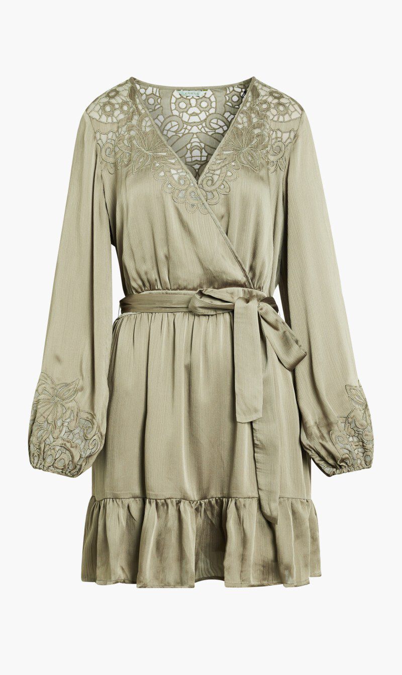 Buy GUESS Long Sleeve Adora Dress for AED 395.00 The Deal Outlet