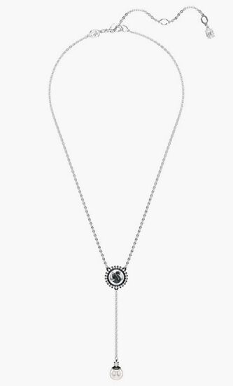 SJC SWAN-NECKLACE PRL GRYRHS