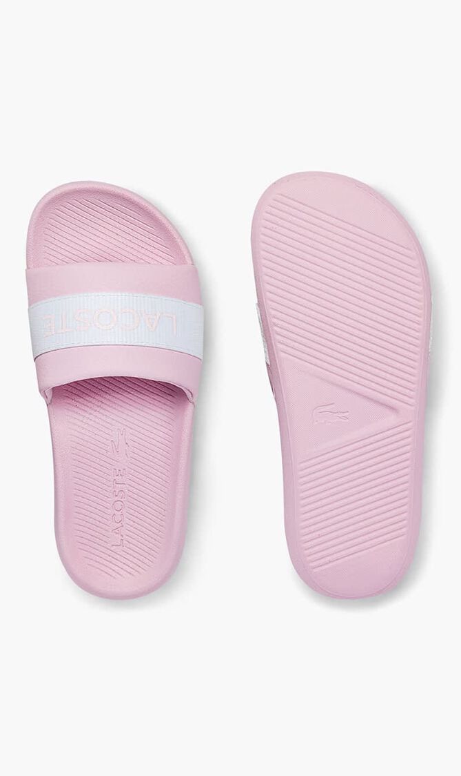 CROCO SLIDE 0722 1 CFA LT PNK WHT