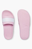 CROCO SLIDE 0722 1 CFA LT PNK WHT