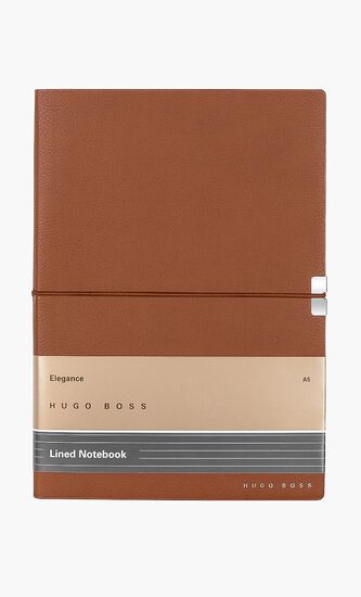 A5 Camel Lined Elegance Notebook