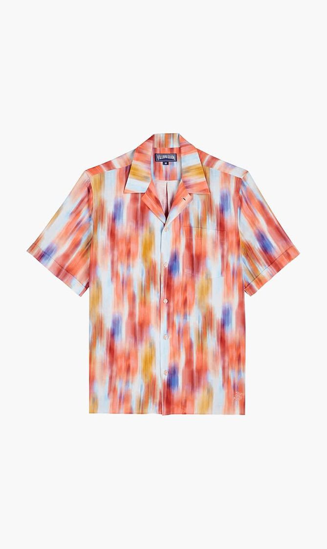 CHARLI CHEMISE CR24 IKAT FLOW LIN MULTICOLORE