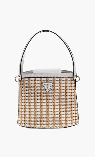 Straw Crossbody Bag