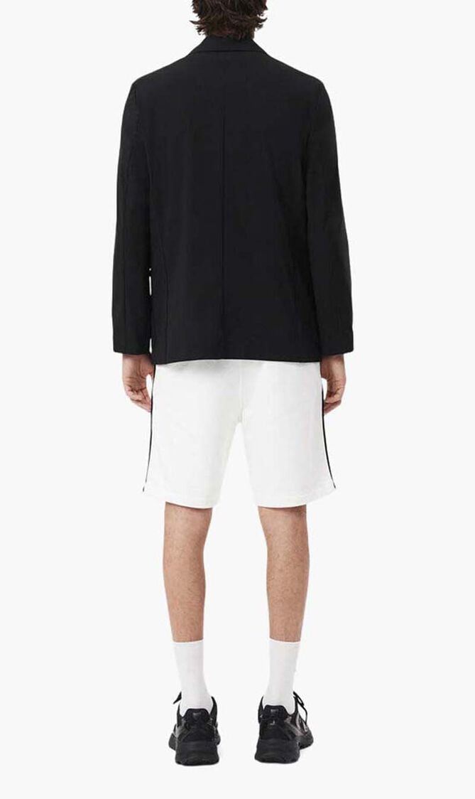 Logo Trim Cotton Fleece Shorts