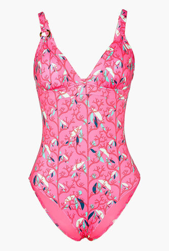 Feeric Printed One-piece Swimsuit