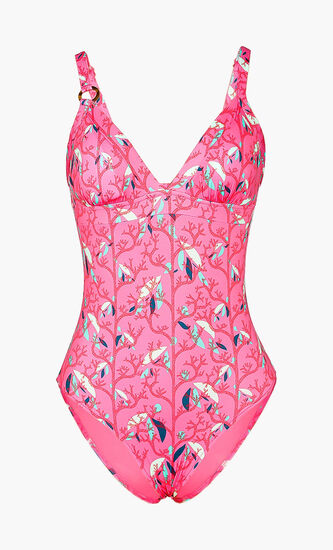 Feeric Printed One-piece Swimsuit