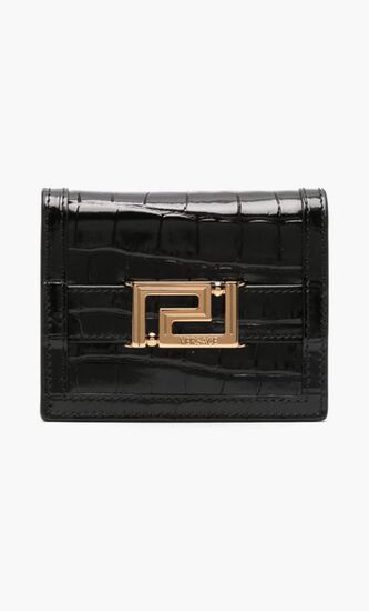Greca Goddess Leather Wallet