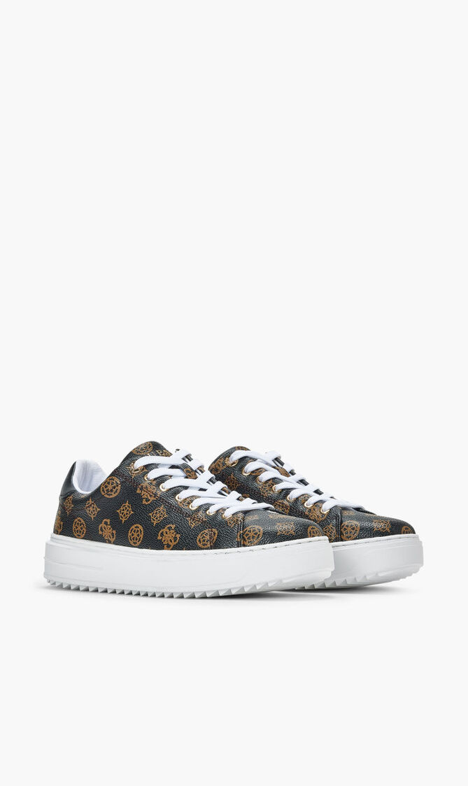 DENESA QUILTED LOGO SNEAKERS