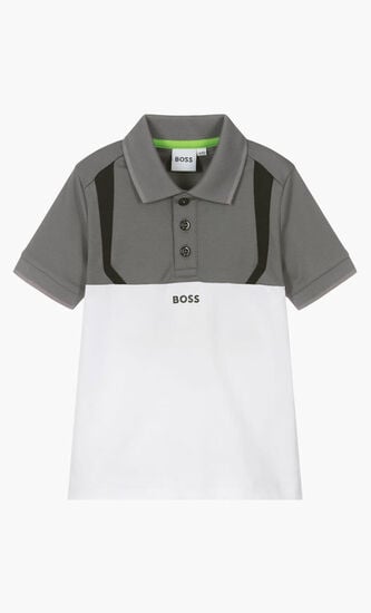 Colourblock Polo Shirt
