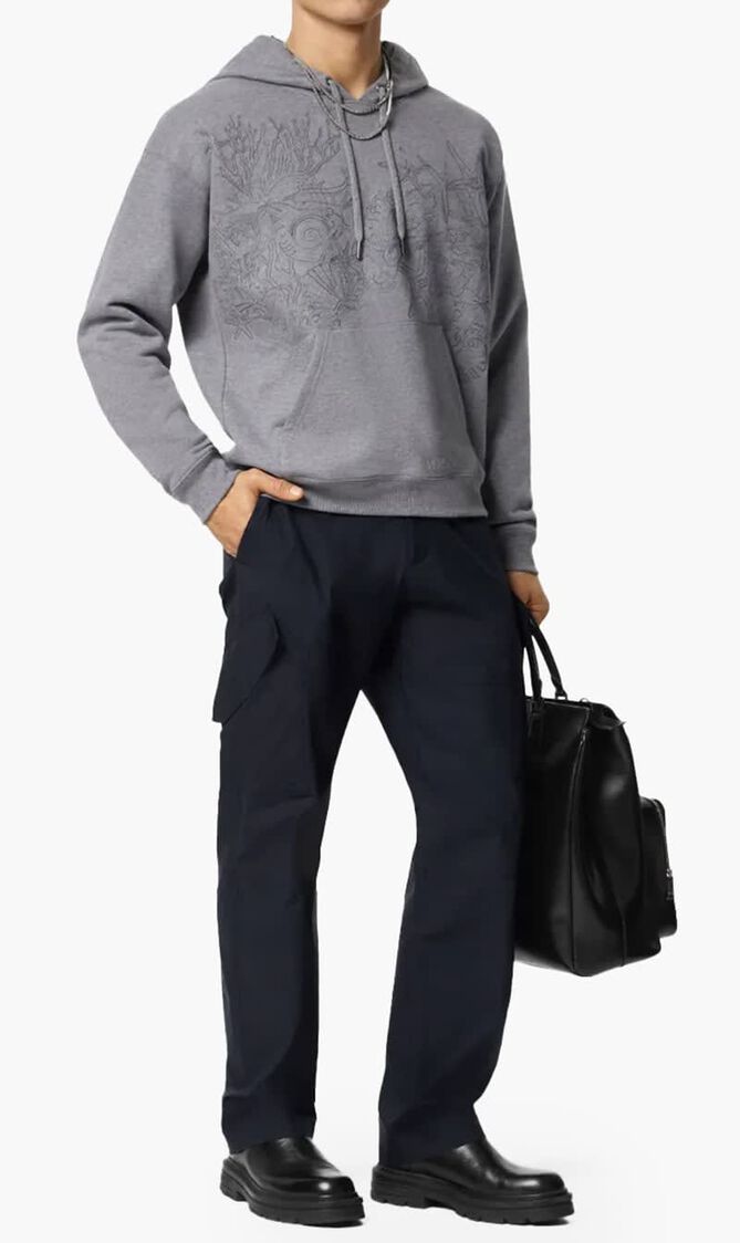 Barocco Sea Embroidered Hoodie