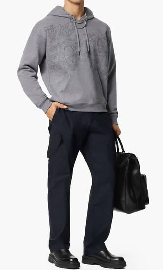 Barocco Sea Embroidered Hoodie