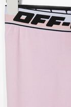 LOGO BAND LEGGINGS PINK BLACK