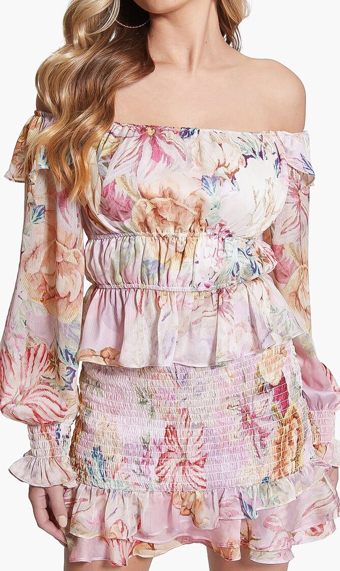 Off Shoulder Ruffle Top